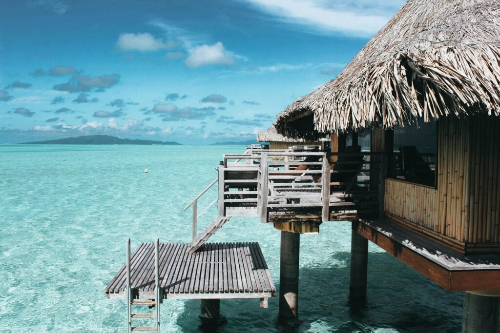 Scenic luxury travel destination