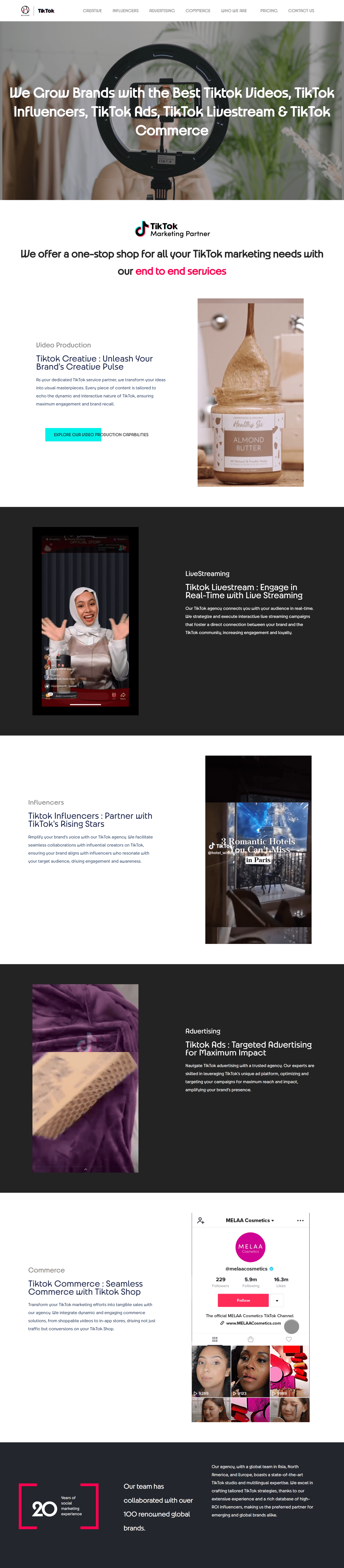 BeyondTikTok homepage