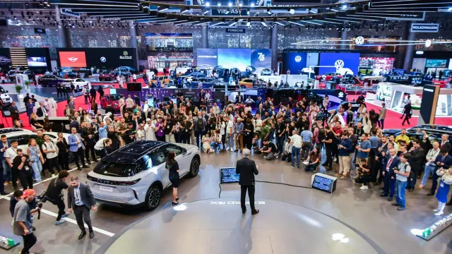 Exeed brand activation moment at international motor event