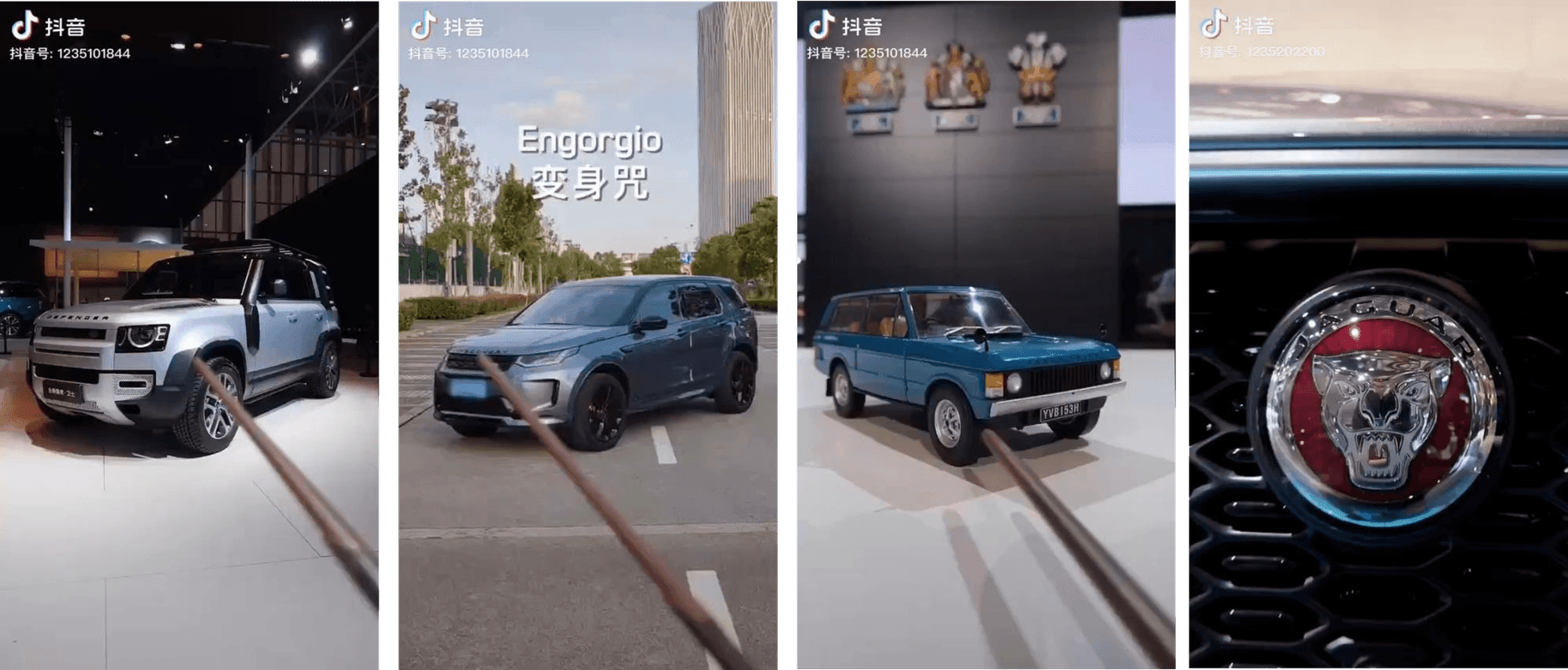 Jaguar Land Rover social content for China