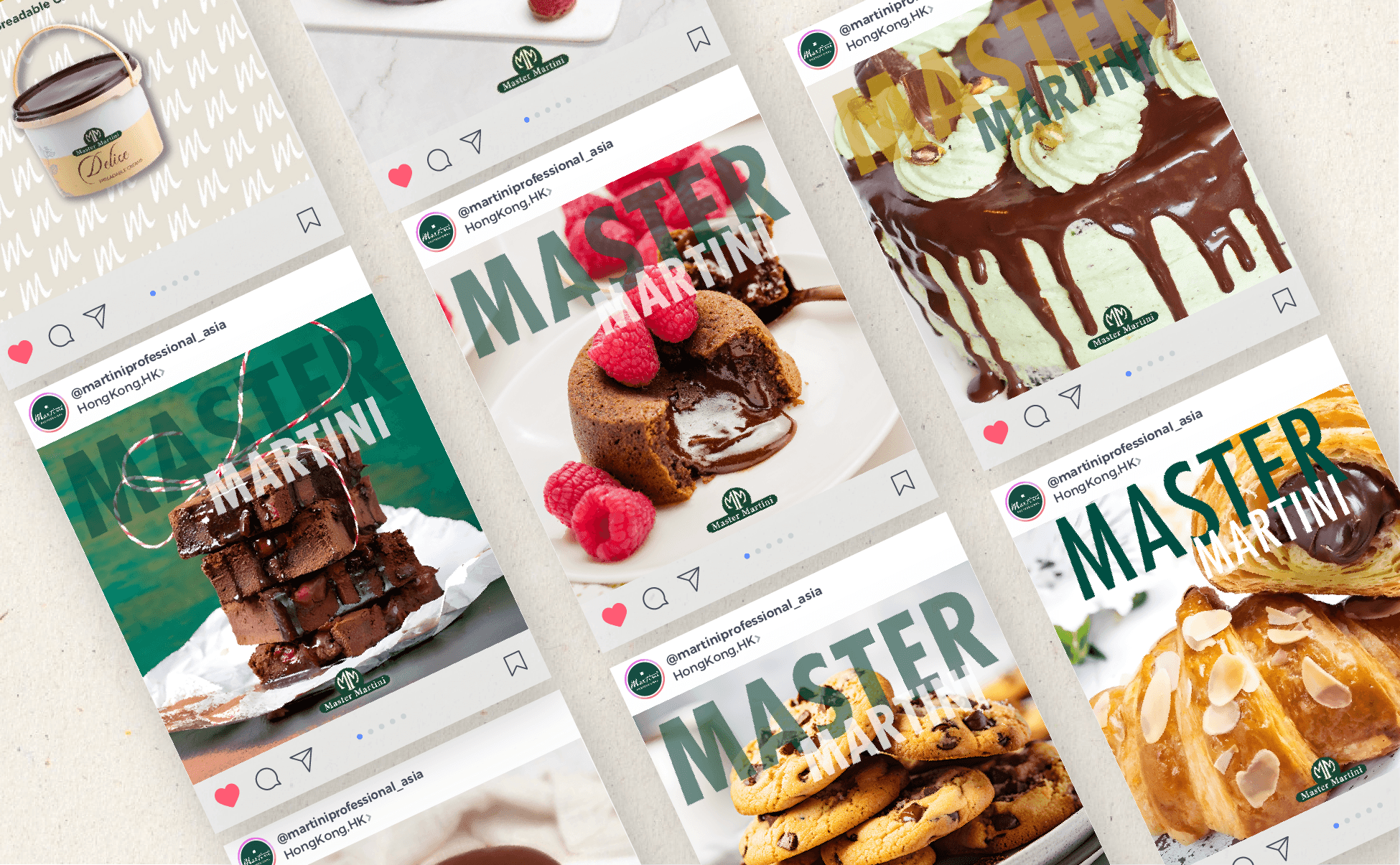 Master Martini Instagram grid showcase