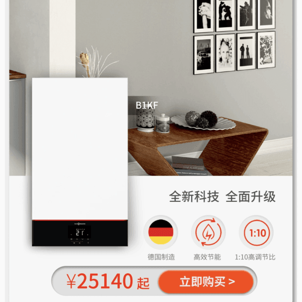 Viessmann Tmall storefront screenshot